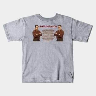 Ron Swanson Kids T-Shirt